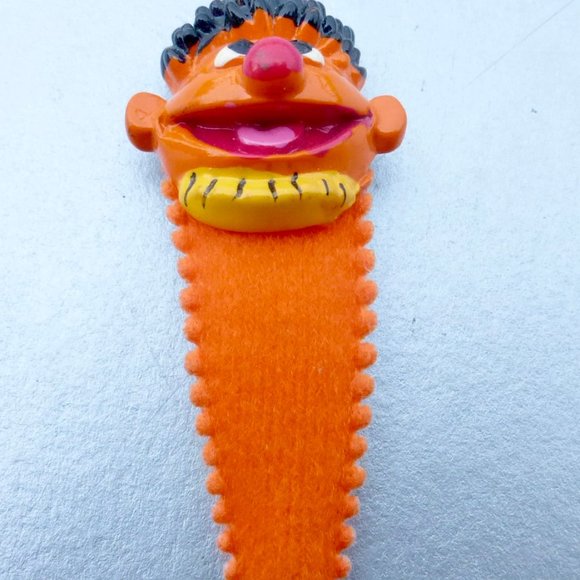 Ernie Sesame Street Hair Clips Orange Rare Fabric main image 10